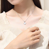 Feel My Love for You S925 Sterling Silver Necklace