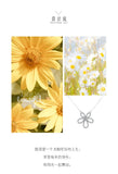 Love Gift 925 Sterling Silver Five Petal Flower Necklace