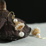 Attractive Crown Pearl Earrings