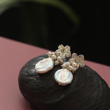 The Natural Beauty of Natural Shaped Pearl Earrings