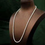 Stunning Sparkle Pearl Y-Shaped Necklace