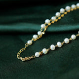 Elegant and Alluring Pearl Double Necklace