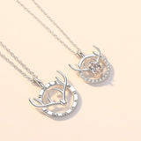 Love Dedication Couple Necklace Set