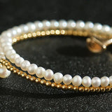 Freshwater Pearl Double Bracelet