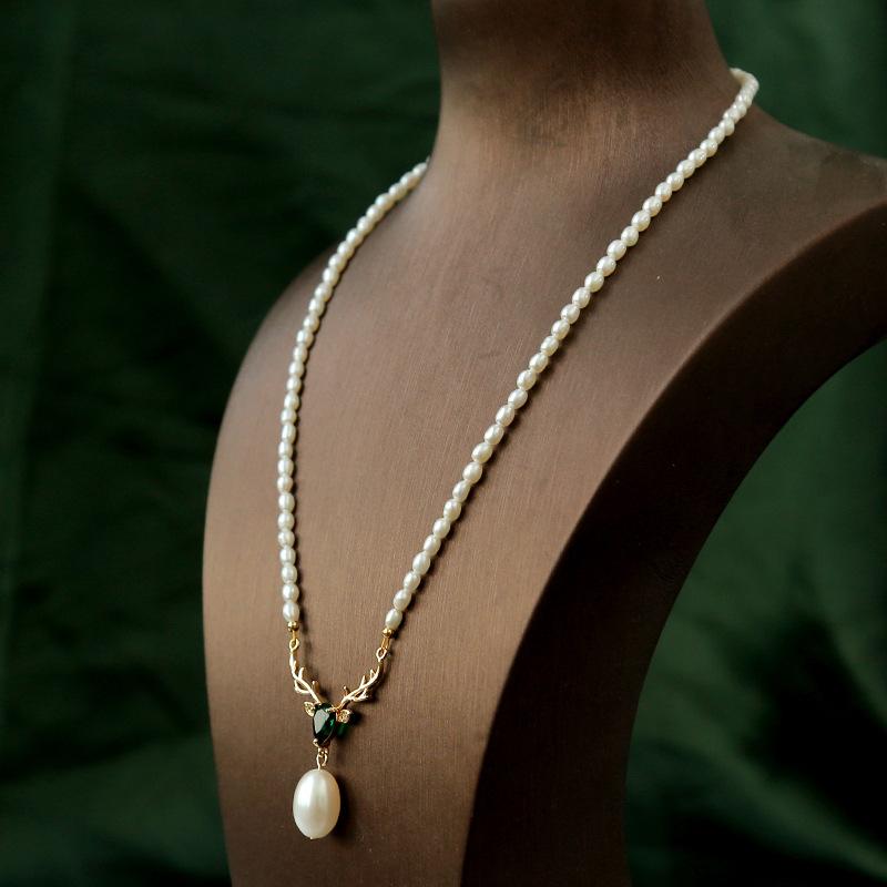 Pendant with Pearl, Pearl Charm for Jewelry - Dearbeads