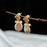 The Natural Beauty of Natural Shaped Pearl Earrings