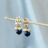 My Blue Sky Pearl Drop Earrings