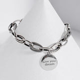 Live Your Dream Charm Bracelet