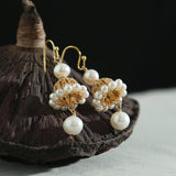 Attractive Crown Pearl Earrings