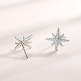 Octagonal Star Stud Earrings